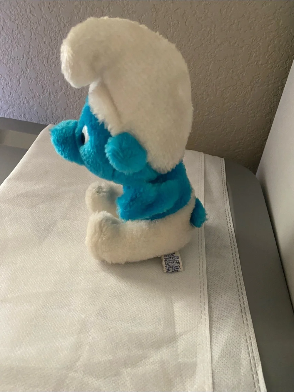 Vintage Smurf Plush Small Russ Berrie Co 1980 8 Inch